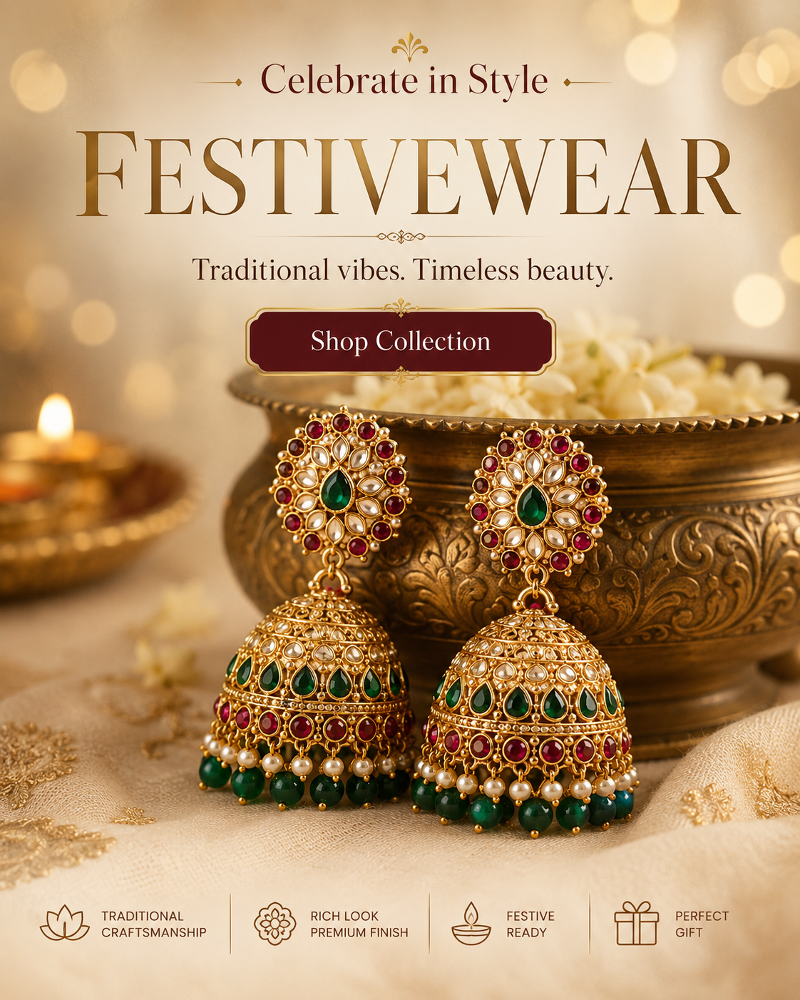 Festivewear Jewelry collection banner