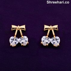 Baby Studs Earrings Gold