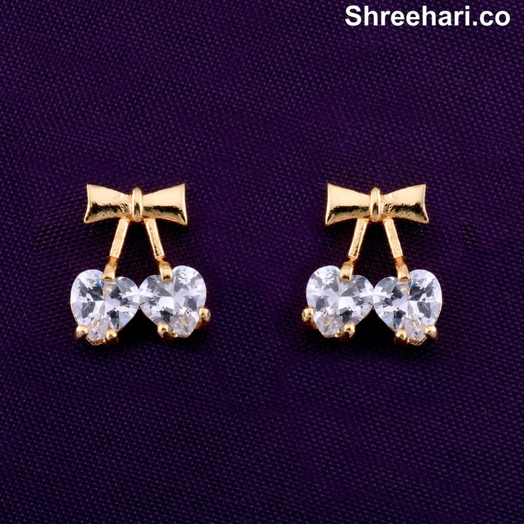 Baby Studs Earrings Gold
