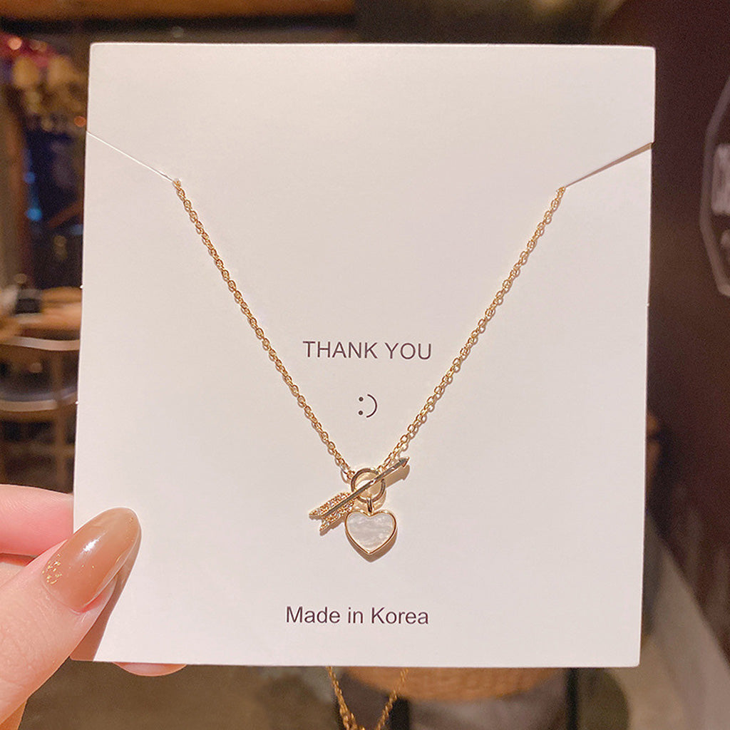 Arrow Through the Heart Necklace