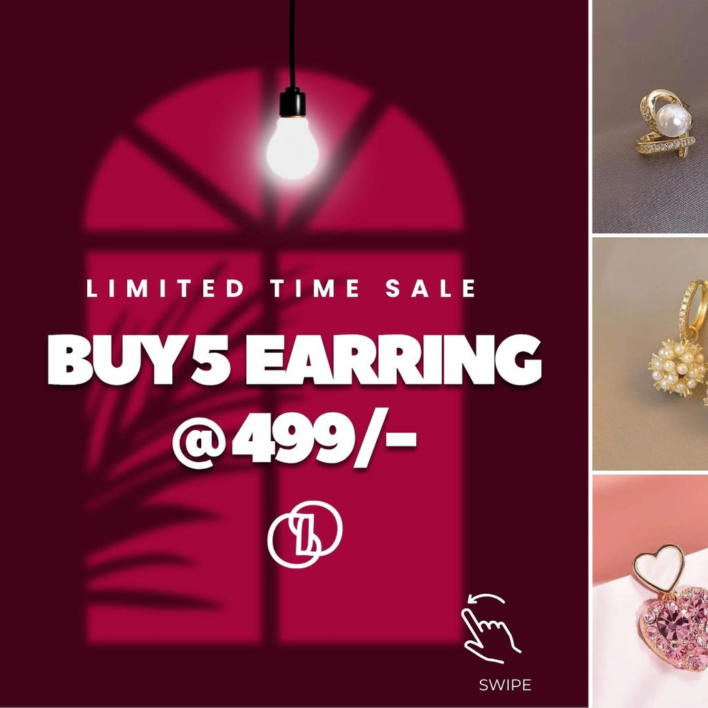 Buy 5 Earring @499