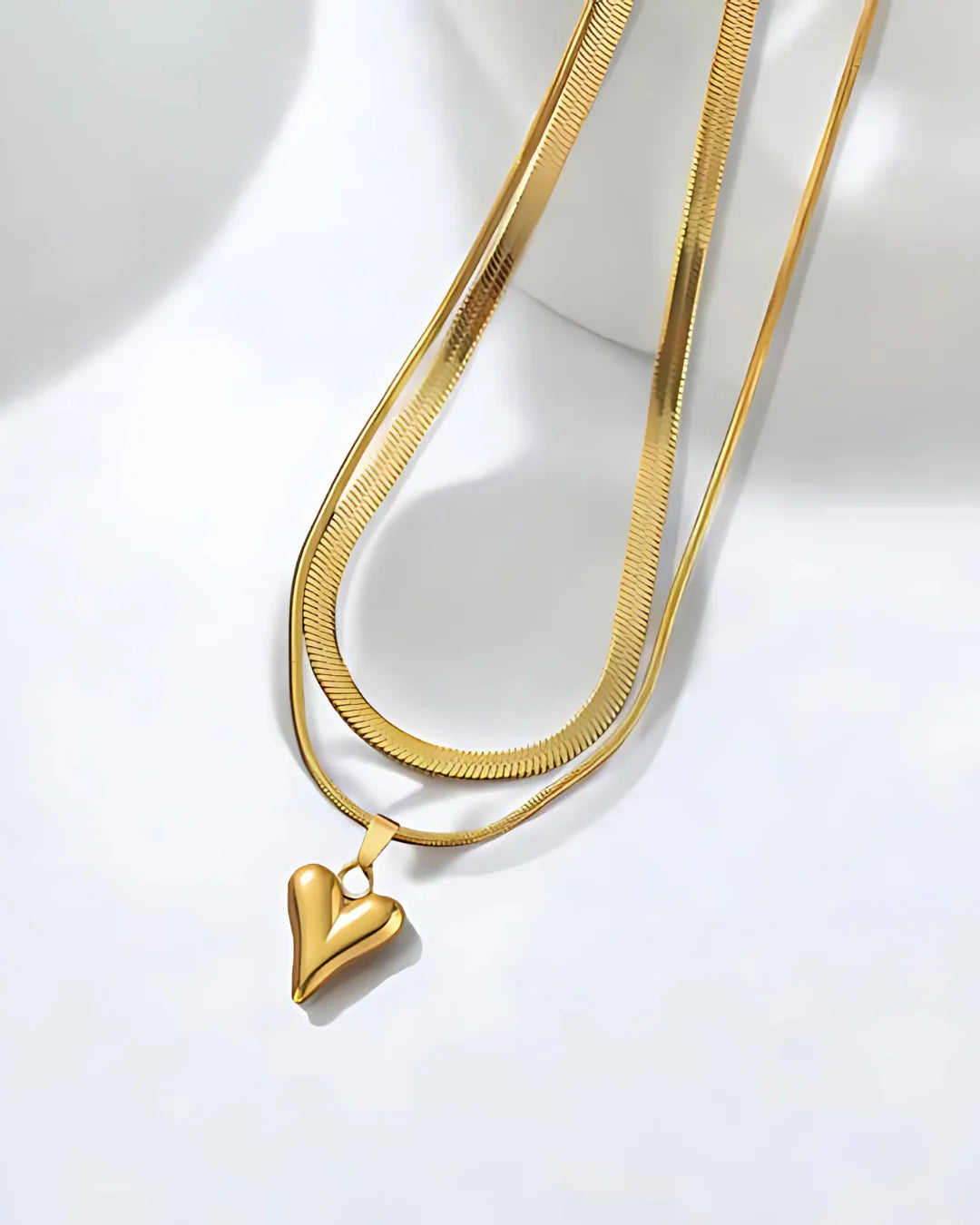 Dual Layer Heart Pendant