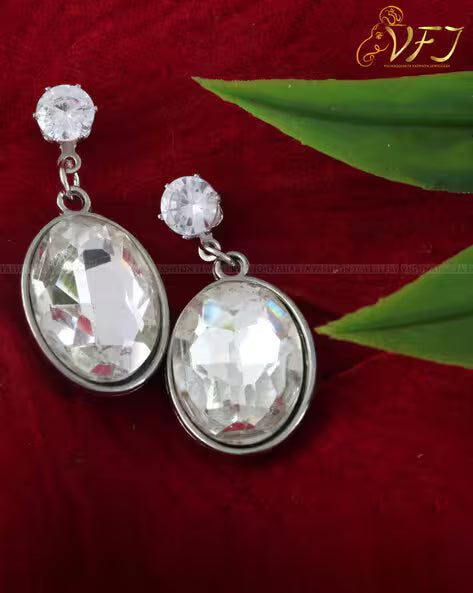 Silver Plated Small Grey Imitation Pearl