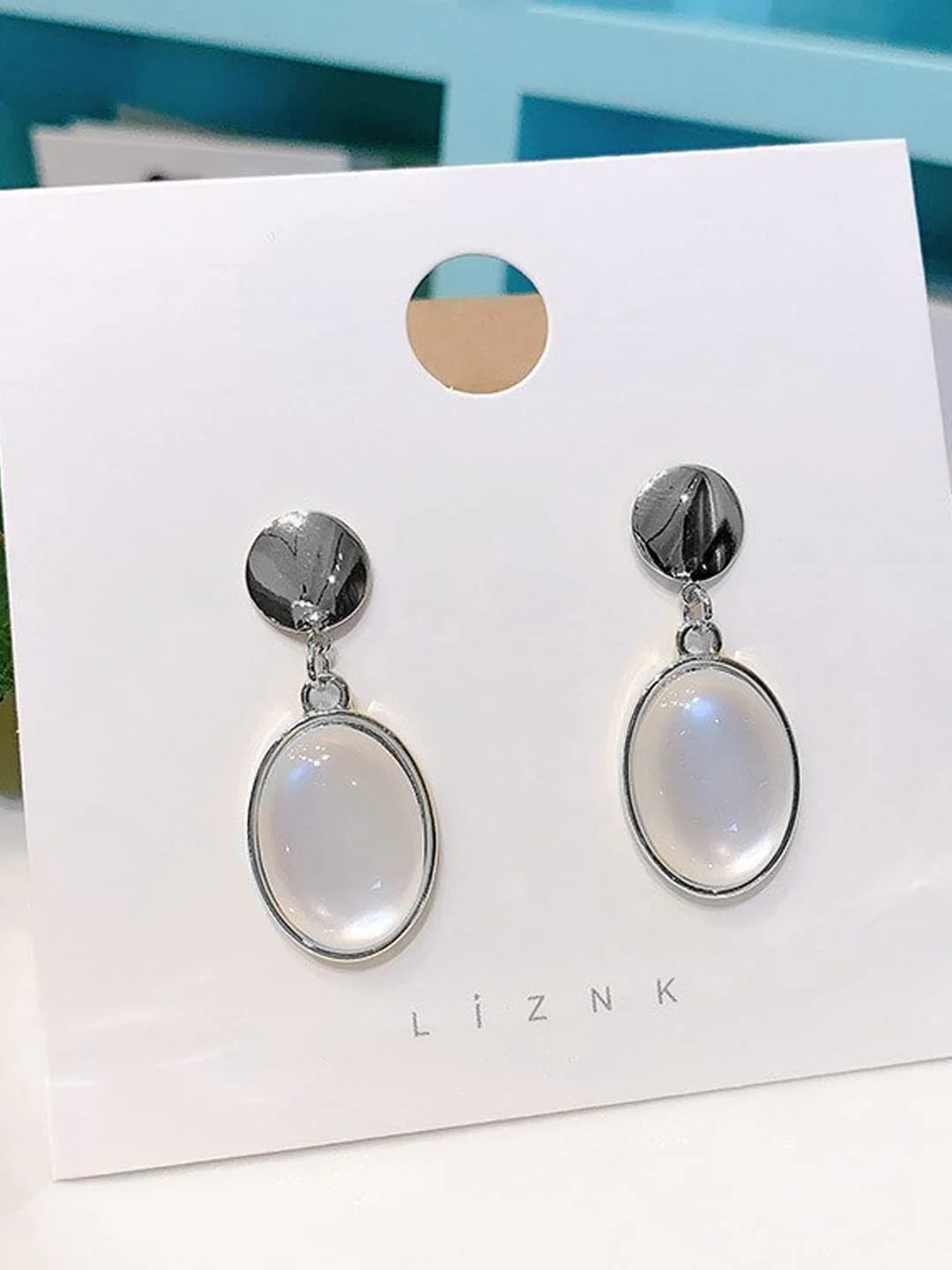 Silver Plated Small Grey Imitation Pearl