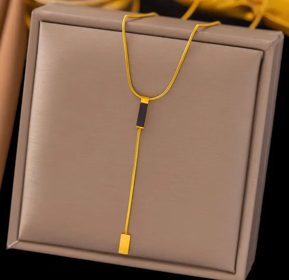 Cross-border Minimalist Y-Shape Necklace