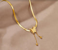Dainty Long Butterfly Shaped Necklace