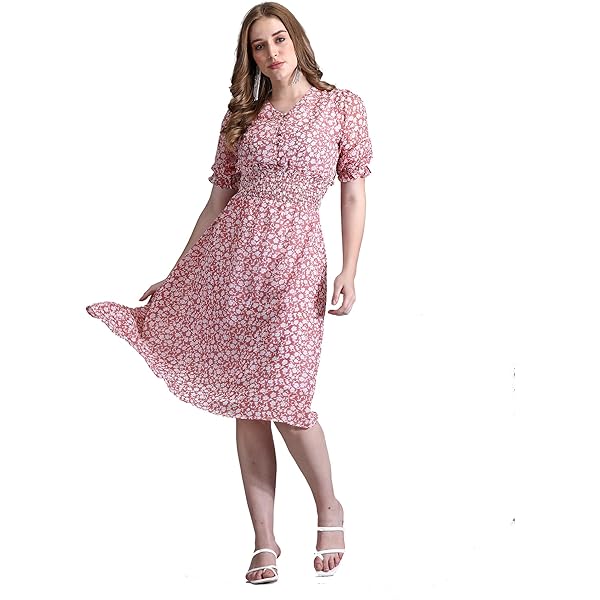 Lacely Florals Printed Boho Dress
