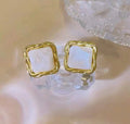 Basic Square Stud Earrings
