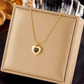 Black Heart Necklace