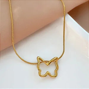 Hollow Butterfly Chain Necklace