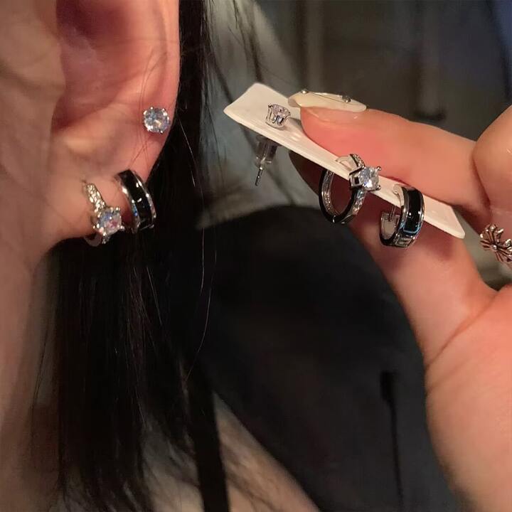 Korean 3 Pair Earrings Combo