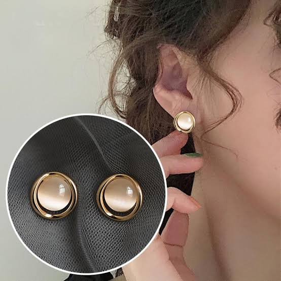Crystal Cats Stud Earrings