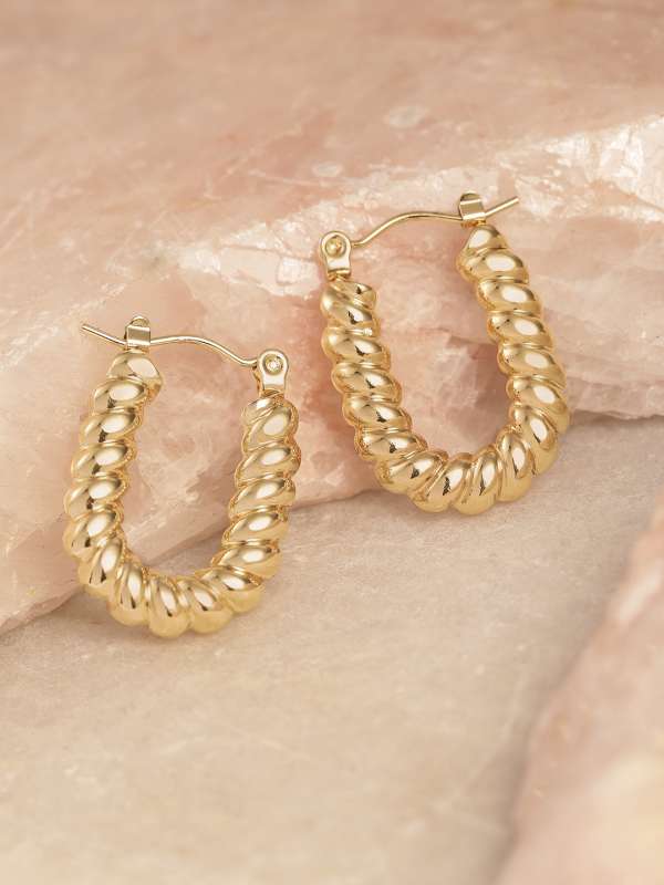 Twisted Style U Shape Earrings