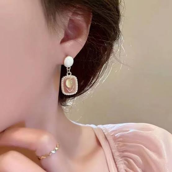 Pear Tulip Opal Drop Earrings