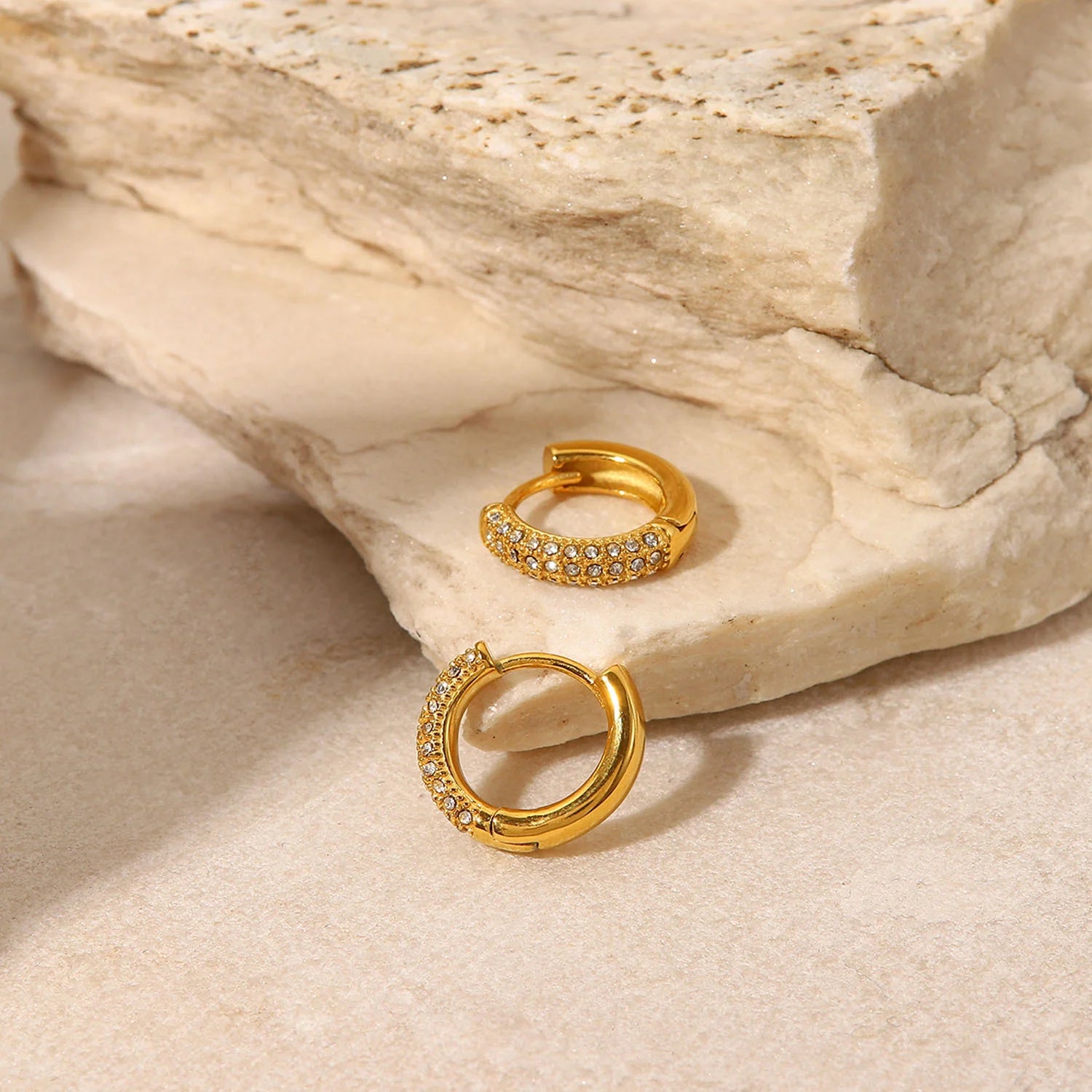 Stellar Dainty Diamond Hoop