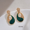 Waterdrop Glaze Haze Patchwork Green Color