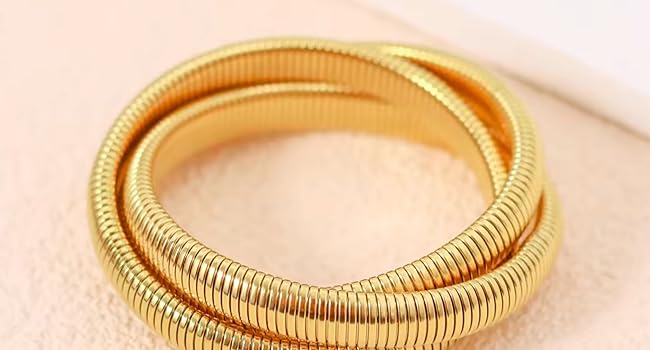 Dual Layer Stretchable snak bracelet