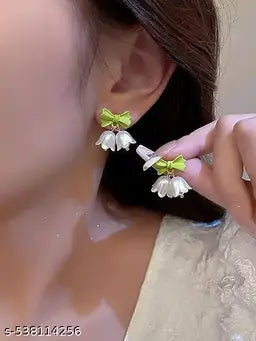 Korean Trendy white and green colour