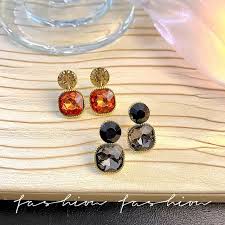 Geometric Stone Studs