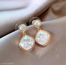 Magic Color Water Effect Stone Drop Earrings