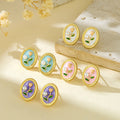 New Chinese Style Niche Design Oil Earrings