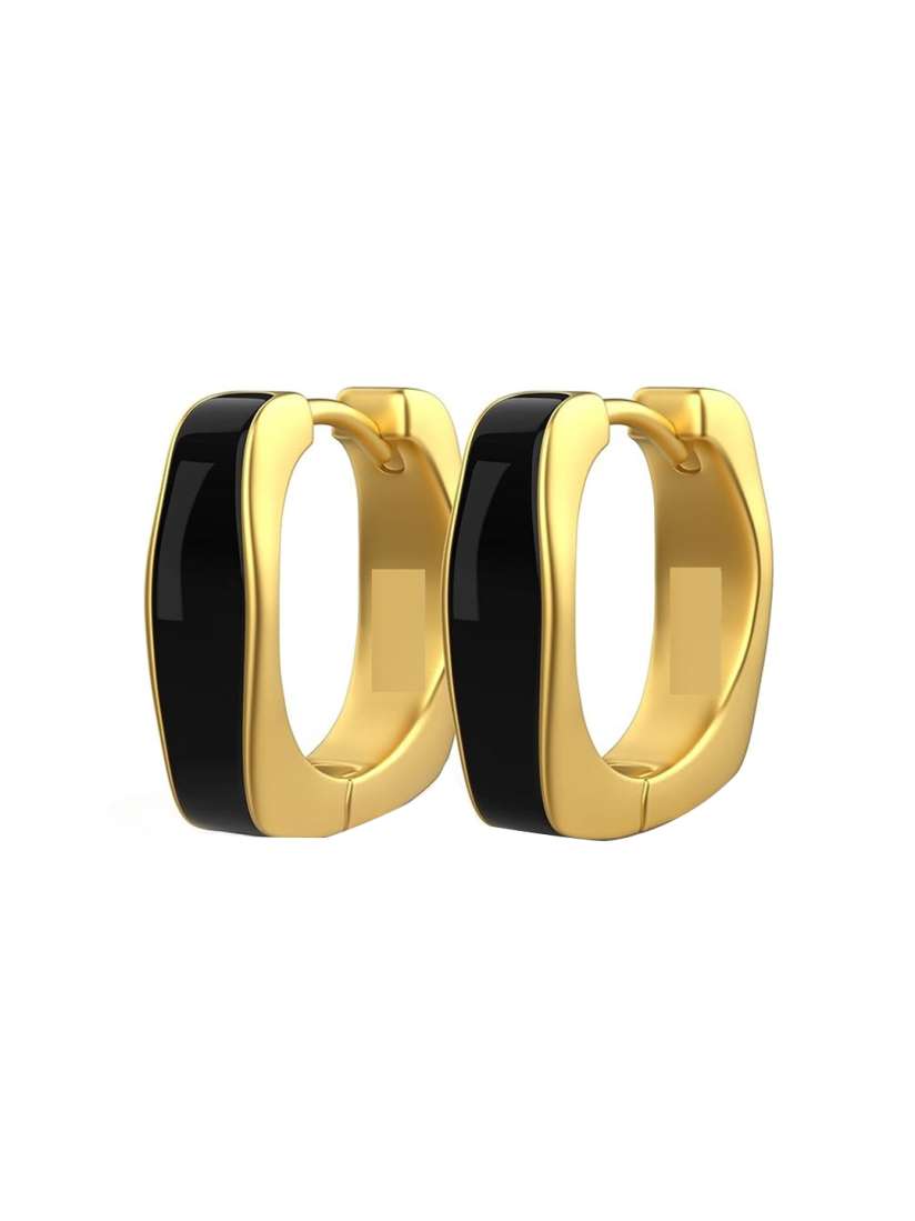 Buy KRYSTALZ Gold Plated Hoop Earrings