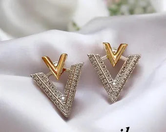V-Shape 2 Way Convertible Earrings