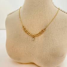 Oval Zircon Wrapped Beads Rope Chain