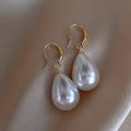 Serena Drops White Pearl Earrings