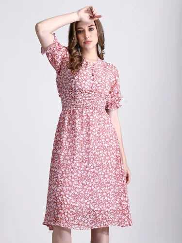 Lacely Florals Printed Boho Dress