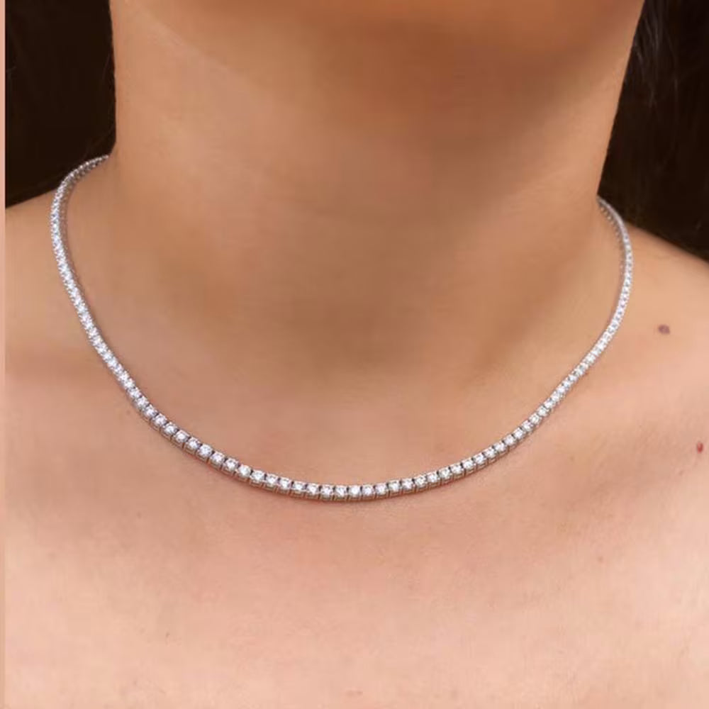 Moissanite Tennis Necklace