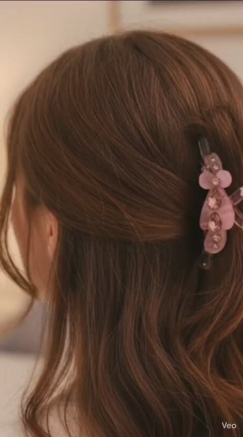 Crystal Claw Clips (1pic)