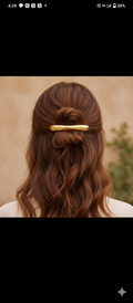 Single Layer 18K Gold Anti Tarnish Hair Accessory
