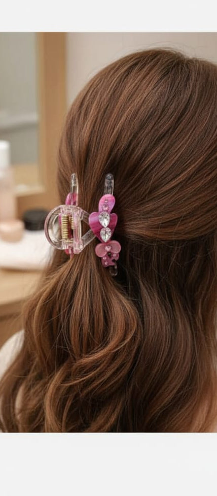 Crystal Claw Clips (1pic)