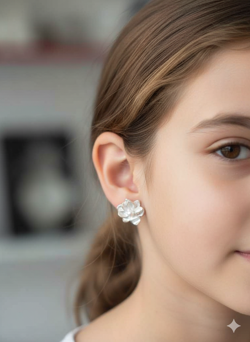 Spring Summer Flower Drop Earrings
