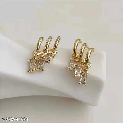Butterfly Square Fashion Earrings