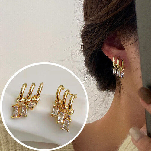 Butterfly Square Fashion Earrings