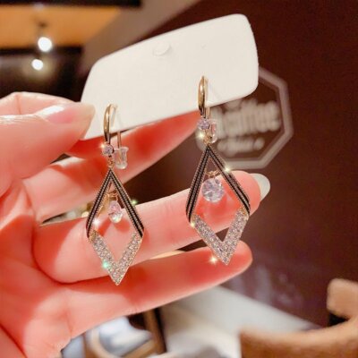 Black And Gold Earrings for Wome