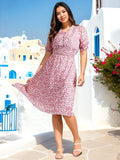 Lacely Florals Printed Boho Dress