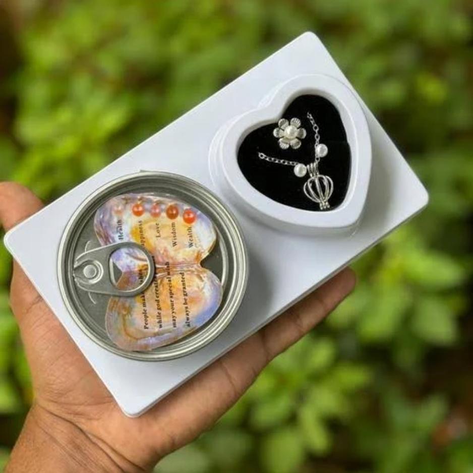 Love Wish Pearl Pendant in Oyster Kit (Ring, Earring, and Pendant)